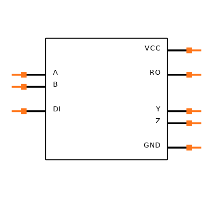 MAX3490EESA+T Symbol