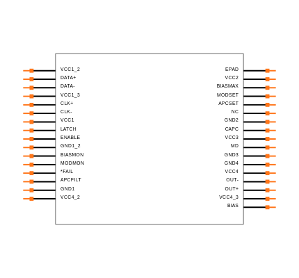 MAX3869EGJ Symbol