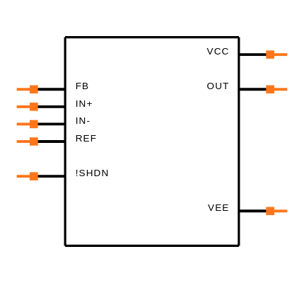 MAX4198ESA+T Symbol