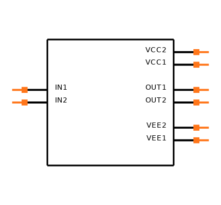 MAX4203ESA+ Symbol