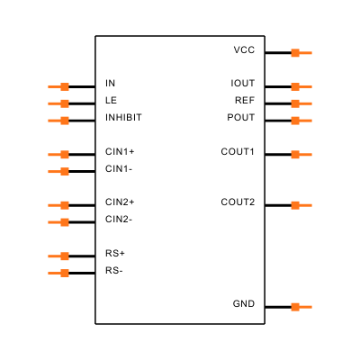 MAX4211DEUE Symbol