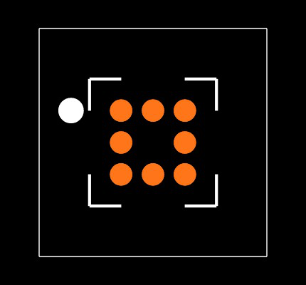 MAX4292EBL+T Footprint
