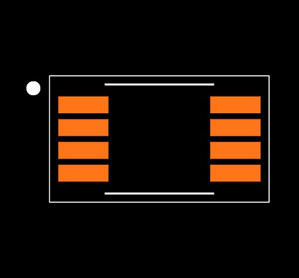 MAX4313EUA+ Footprint