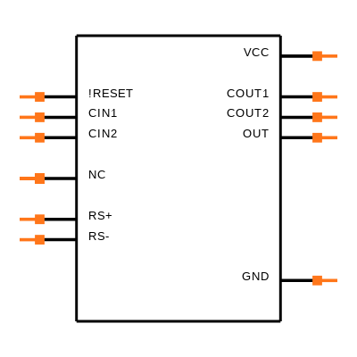MAX4375HESD Symbol