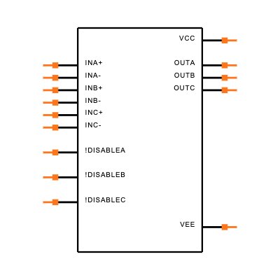 MAX4382EUD+ Symbol