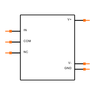 MAX4529CUT+T Symbol