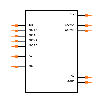 MAX4535EUD+ Symbol