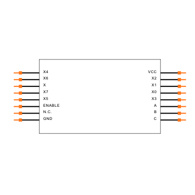 MAX4617CEE Symbol