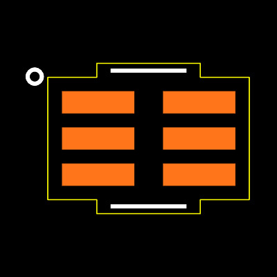 MAX4729EXT+T Footprint