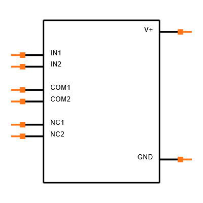 MAX4732EUA+ Symbol