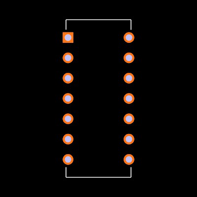 MAX491CPD Footprint
