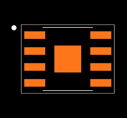 MAX5023MASA+ Footprint