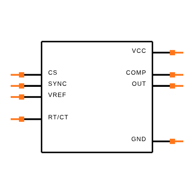 MAX5071AAUA-T Symbol