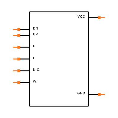 MAX5128ELA+T Symbol