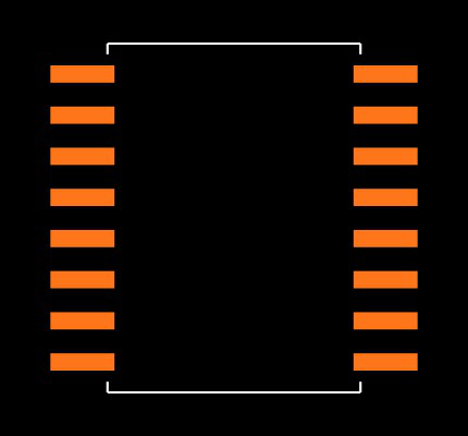 MAX543AEWE Footprint
