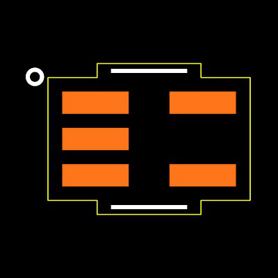 MAX6607IXK+T Footprint