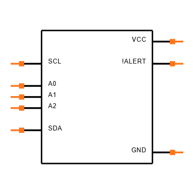 MAX6634MSA+T Symbol