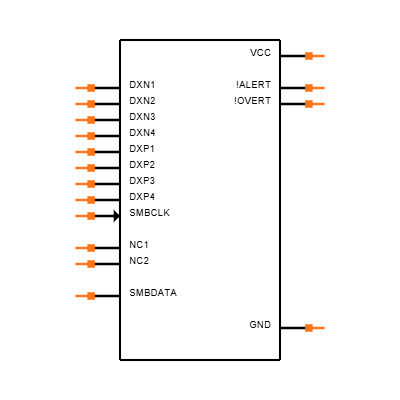 MAX6699UE9C+ Symbol