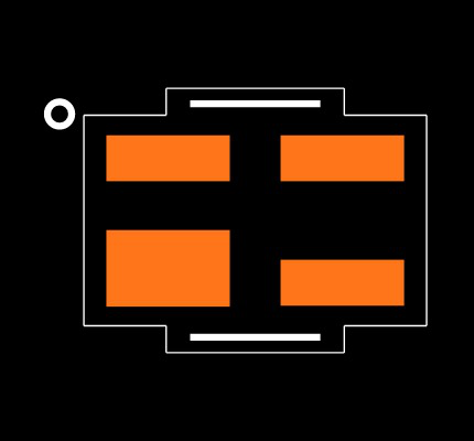 MAX6713TEXS+T Footprint