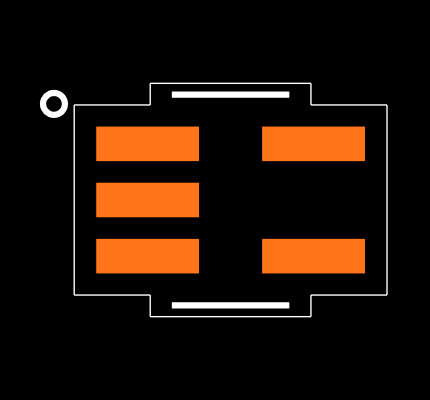 MAX6777XK+T Footprint