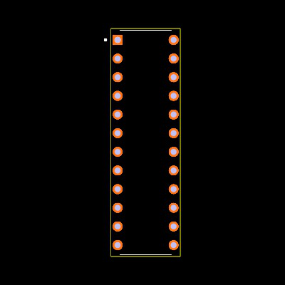 MAX7219CNG Footprint