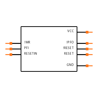 MAX816EPA+ Symbol