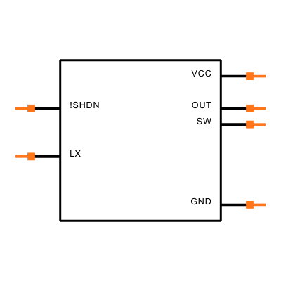 MAX8572EUT+T Symbol