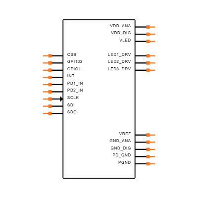 MAX86141ENP+T Symbol