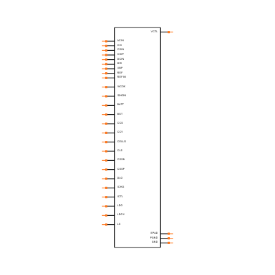 MAX8765ETI+T Symbol