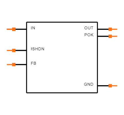 MAX8881EUT50+T Symbol