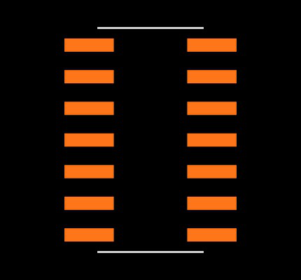 MAX908CSD+T Footprint