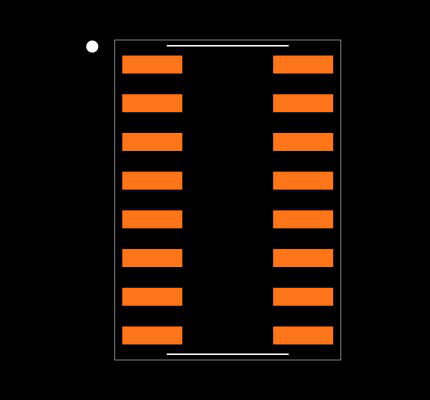 MAX912CSE+T Footprint