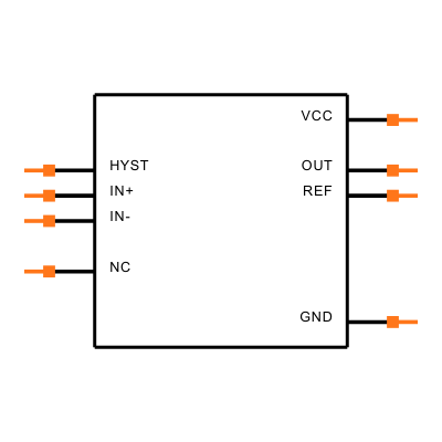MAX965EUA Symbol