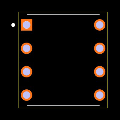 MAX973EPA+ Footprint