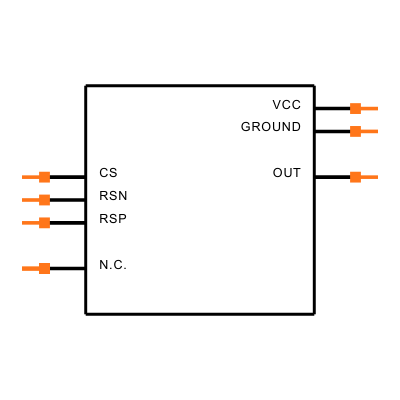 MAX9934FAUA+ Symbol