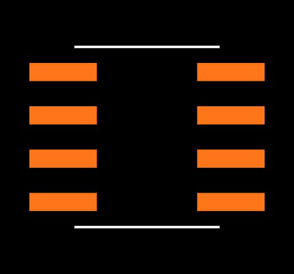 LT1013DS8#TR Footprint
