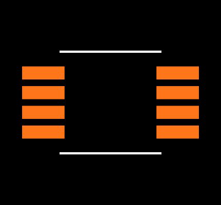 LT1675CMS8-1 Footprint