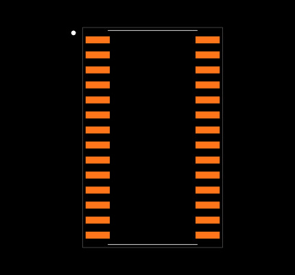 LTC1458LCSW#TR Footprint