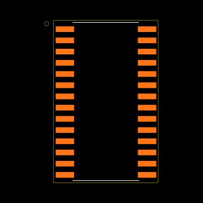 LTC1458LCSW#TR Footprint