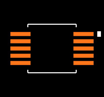LTC1732EMS-4.2 Footprint