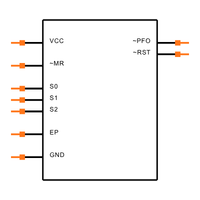 LTC2935CDC-4#PBF Symbol