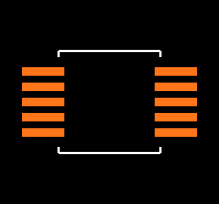 LTC4416IMS-1 Footprint
