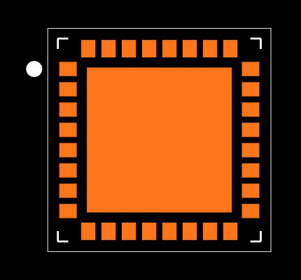 ADMV1014ACCZ Footprint