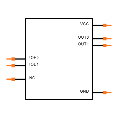 DS1099U-PR+ Symbol