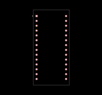 DS1230Y-70 Footprint