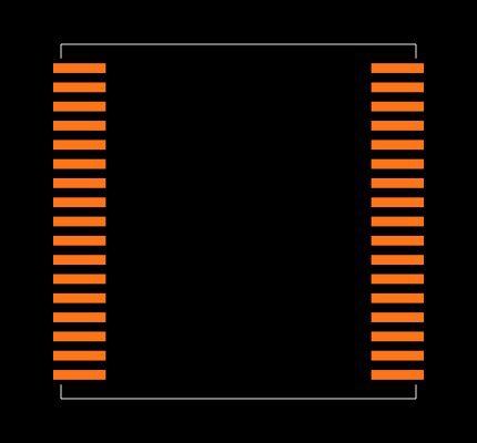 DS1553WP-150 Footprint