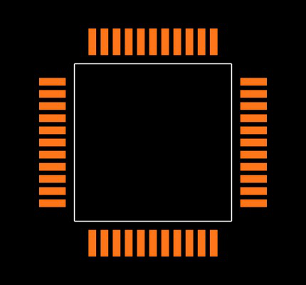 DS80C320-FCG Footprint