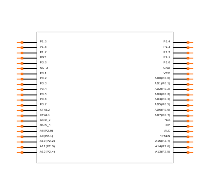 DS80C320-FCG Symbol
