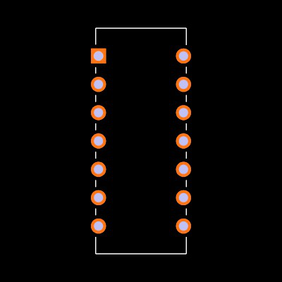 ICL7641BMJD Footprint