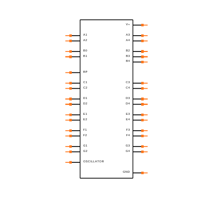 ICM7211IPL Symbol